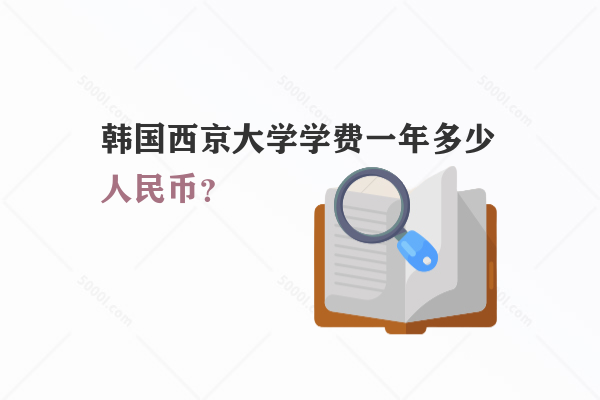 韓國西京大學(xué)學(xué)費一年多少人民幣？